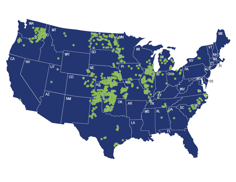 Bushel Locations