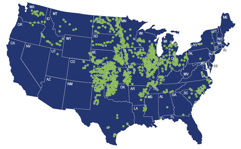 Bushel Locations