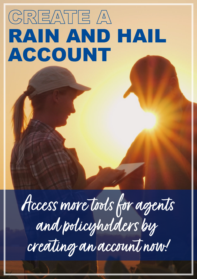 Create a Rain and Hail Account