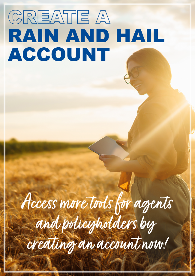 Create a Rain and Hail Account