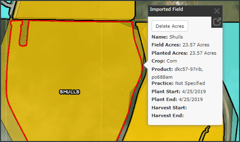 Precision Data Map Screenshot
