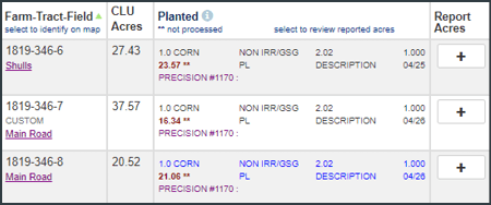 Farm-Tract-Field Screenshot